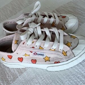 Tiny Cottons X Superga Hearts and Stars Kid’s Sneakers sz. 32
